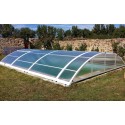 Copertura bassa per piscina Lanzarote Shelter rimovibile 13x6,7m