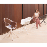 Set of 2 Incasso Swivel Armchairs Amber Vondom.