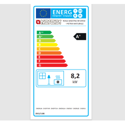 Kaminofen La Nordica Rosa Sinistra Reverse 9kW Naturstein