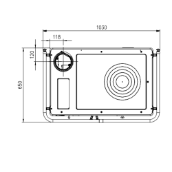 Kaminofen La Nordica Rosa Sinistra Reverse 9kW Naturstein