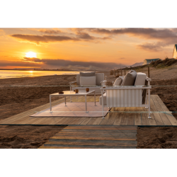 Conjunto de 2 cadeiras giratórias Incasso Fume Vondom