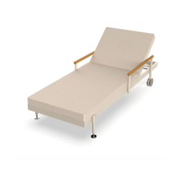 Set di 2 sedie prendisole Loungues Hamptons con tavolinoVondom