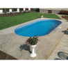 Azuro Ibiza Oval Pool 320x525H120