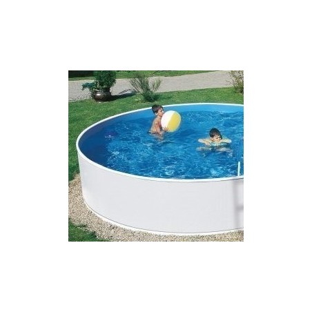 Azuro Ovaler Pool 5,5x3,7x1,2 freistehend oder unterirdisch weiß