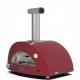 Moderno 1 Alfa Forni Forno Pizza Ibrido Rosso Antico