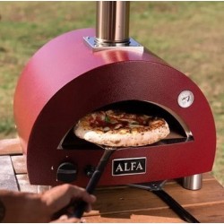 Four à Pizza Moderno 1 Alfa Forni Hybride Rouge Antique