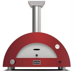 Four à Pizza Moderno 1 Alfa Forni Hybride Rouge Antique