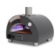 Moderno 1 Alfa Forni Hybride Pizza Oven Antiek Rood