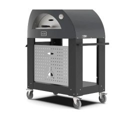 Moderno 1 Alfa Forni Hybrid Pizzaofen Antik Rot