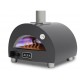 Moderno 3 Alfa Forni Pizza Oven with Antique Red Wood