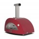 Moderno 3 Alfa Forni Pizza Oven with Antique Red Wood