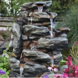 Bonorva Waterfall Fountain Complete Kit with Ubbink Pump