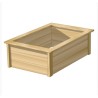 Estanque de jardín de madera con lona Quadro Wood 5 Mirror Ubbink