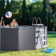 Piscine tubulaire Intex Graphite 478xH124