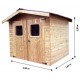 Thermabri Habrita Wood Garden Shed 4.87 m2