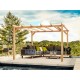 Pérgola exenta de madera Linares 5x3m 15m2