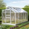 Serre de Jardin Aluminium Habrita 5.90m2