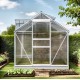 Serre de Jardin Aluminium Habrita 5.90m2