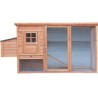 Wooden Garden Chicken Coop 3-4 Habrita Hens 1.50m2