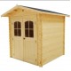 Garden Shed Loire Solid Wood 2x2m 4 m2 Habrita Log 28mm