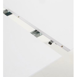 Tavolo Rotondo Allungabile 90 a 170x90 Bianco e Quio VeryForma Faggio
