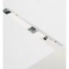 Table Ronde Extensible 90 à 170x90 Blanc et bois hêtre Quio VeryForma