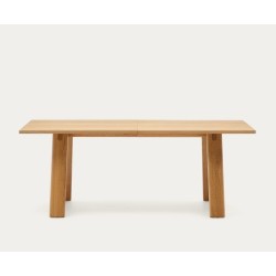 Tavolo Rettangolo Allungabile 200 a 250x95 Lena VeryForma Legno Naturale