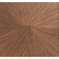 Tavolo Rotondo Allungabile 90 a 170x90 Bianco e Quio VeryForma Faggio