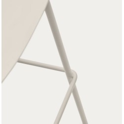 Lot de 4 Tabourets Hauts beige et métal beige Tea VeryForma