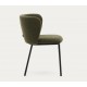 Set of 2 Green and Black Metal Terry Chairs Elia VeryForma