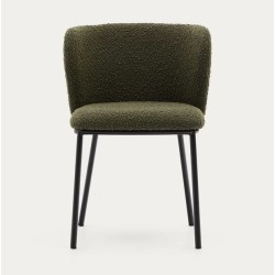 Set of 2 Green and Black Metal Terry Chairs Elia VeryForma