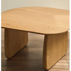 Table Basse en bois de chêne finition naturelle Pita VeryForma