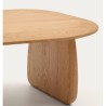 VeryForma Pita Natural Finish Oak Wood Coffee Table