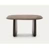 VeryForma Pita Dark Finish Oak Wood Coffee Table
