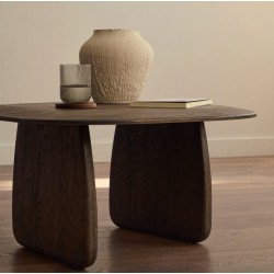 VeryForma Pita Tavolino da caffè in legno di quercia finitura scura