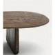 Table Basse en bois de chêne foncée Lounge Pita VeryForma