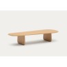 Mesa de centro de madera de roble natural Lounge Pita VeryForma