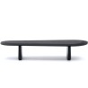 Mesa de centro de madera de roble negro Lounge Pita VeryForma