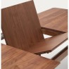 Table Rectangle Extensible 200 à 260x100 bois noyer Ela VeryForma