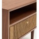 Wooden Bedside Table and Rope Drawer 51x45 Ela VeryForma