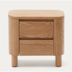 Nachttisch und Schublade aus Eschenholz 55x50 Saly VeryForma