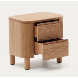 Nachttisch und Schublade aus Eschenholz 55x50 Saly VeryForma