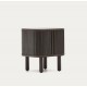 Dark Ash Wood Bedside Table 50x55 Leni VeryForma