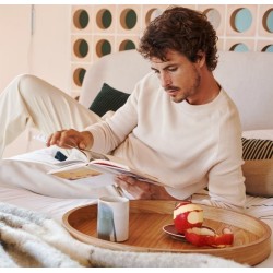 Nachttisch Holz rund Esche 55 Ovia VeryForma