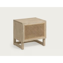 Comodino in legno massello di Mindi 50x48 Texi VeryForma