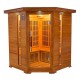 Sauna infrarouge LUXE 3 à 4 places - Selection VerySpas