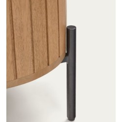 Table de Chevet bois manguier ovale 55 Cial VeryForma