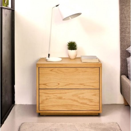 Bedside Table Oak FSC 53x44 Bali VeryForma