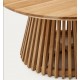 Natural teak wood side table Jet 50 cm VeryForma