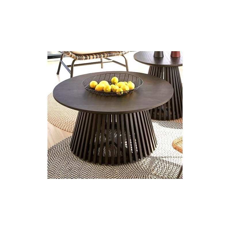 Mesinha de Madeira Mindy Black Jet 80cm VeryForma